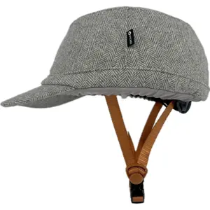 Vizorz SwitchCap fietshelm Grey woolly cap
