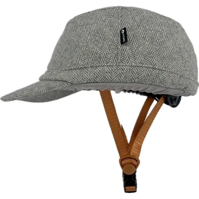 Vizorz SwitchCap fietshelm Grey woolly cap