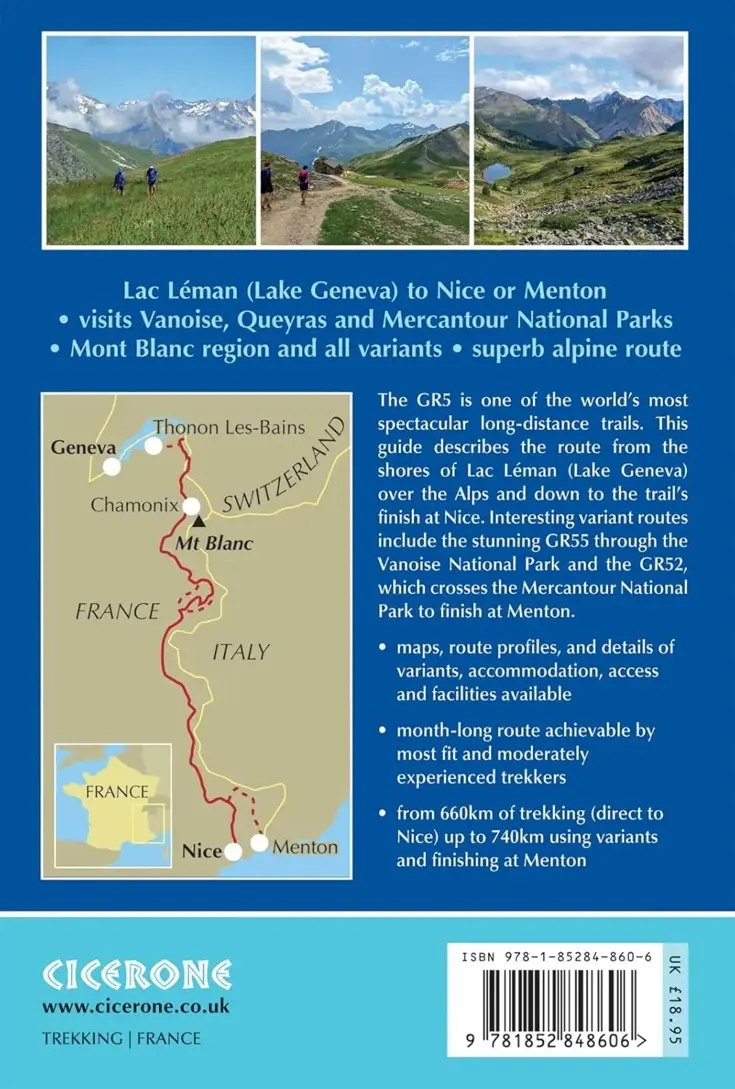 Gids The GR5 Trail - Lac Léman to Nice