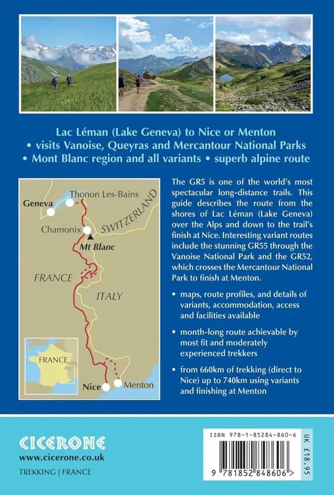 Gids The GR5 Trail - Lac Léman to Nice