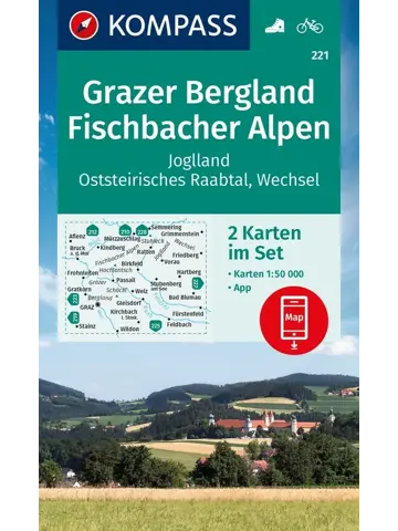 Wandelkaart WK221 Grazer Bergland