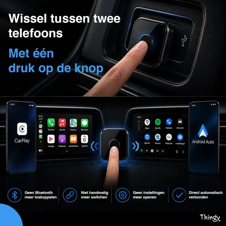 Ultra Mini 2-in-1 CarPlay Dongle