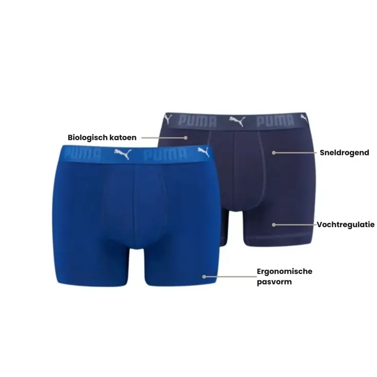 Katoen - 2-pack - Sport Boxershorts