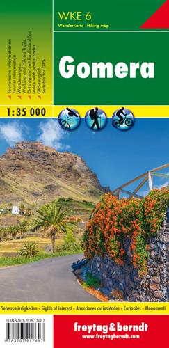 Wandelkaart WKE6 Gomera Noord & Zuid