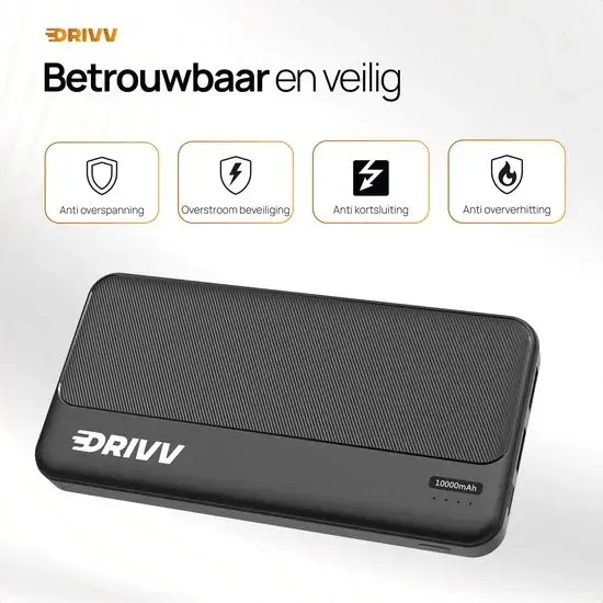 Powerbank 10000 mAh - 22.5W Snellader