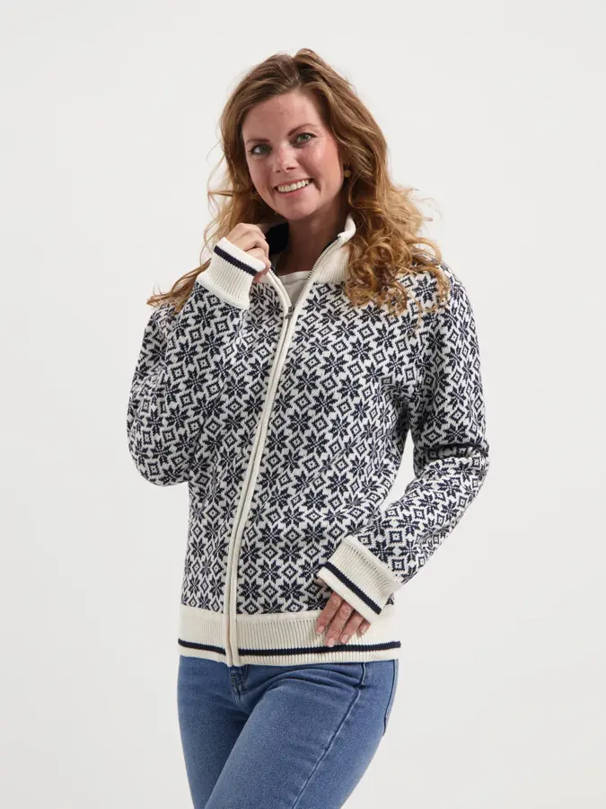 MGO Lou Dames - Outdoorvest - Noors patroon