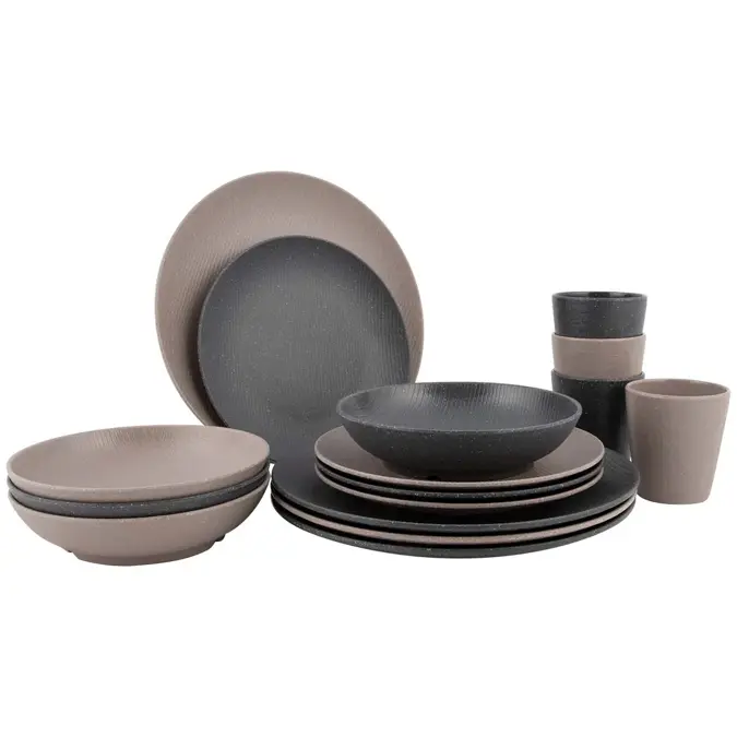Bo-Camp Servies Folkestone 16 Stuks Beige