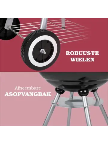 Mobiele Barbecue - Houtskool BBQ