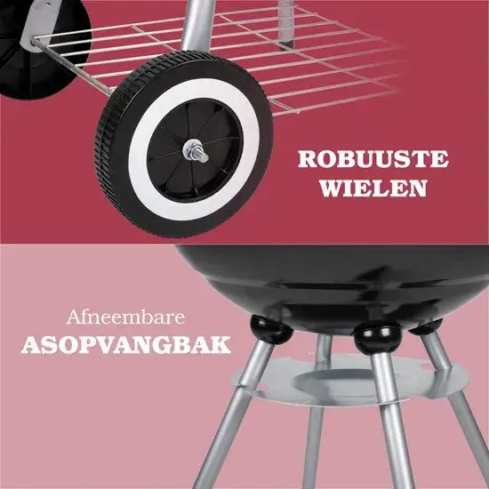 Mobiele Barbecue - Houtskool BBQ