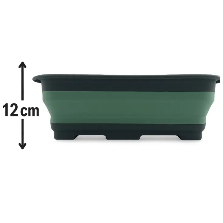 Afwasbak - 8L Groen - Opvouwbaar -
