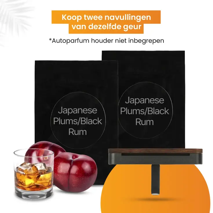 Autoparfum Navulling - Japanse Pruim & Rum