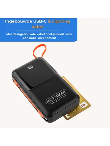 XL All-in-1 Powerbank 20.000 mAh met Kabels