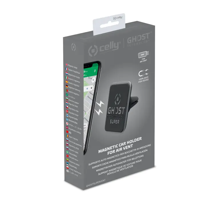 Universele smartphonehouder voor ventilatie