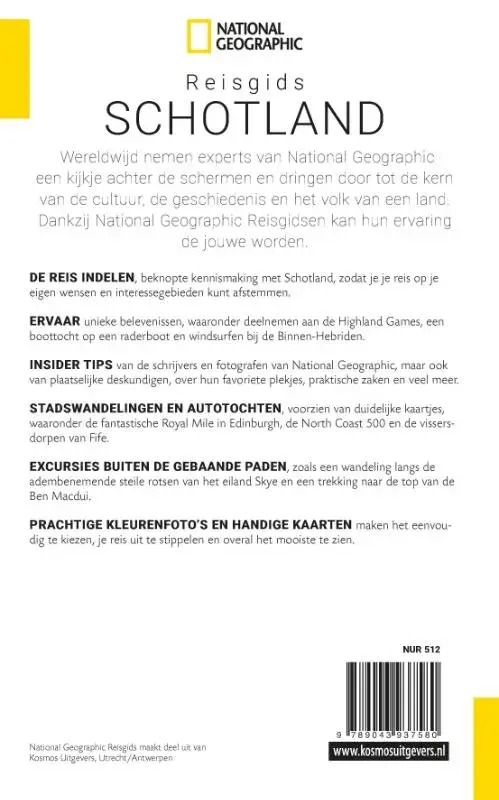National Geographic Reisgids Schotland