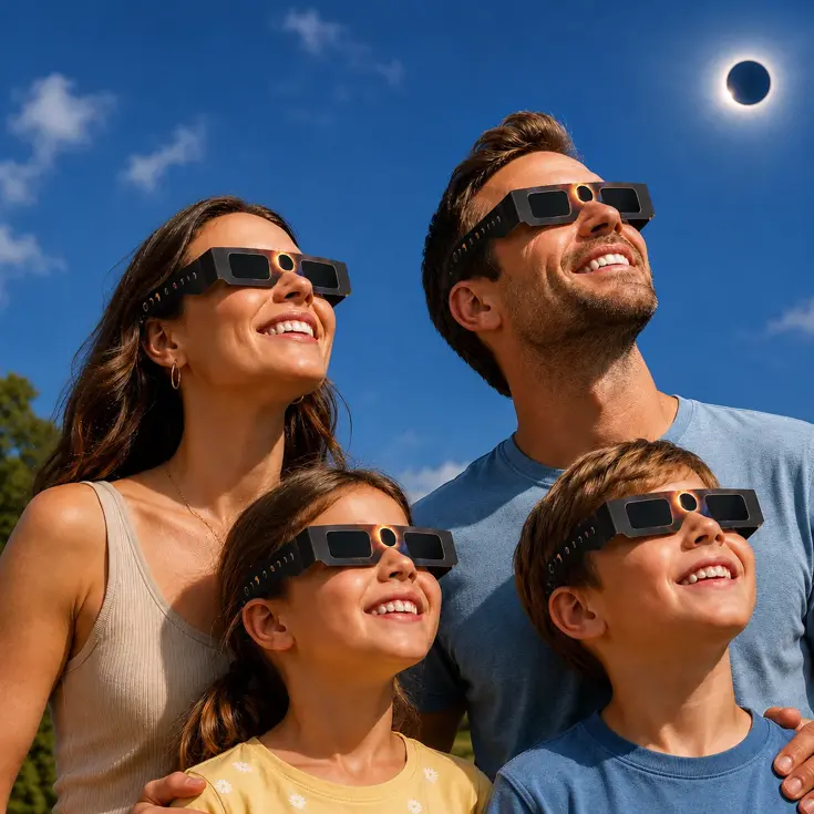 Eclips Brillen 4-Pack voor zonsverduistering