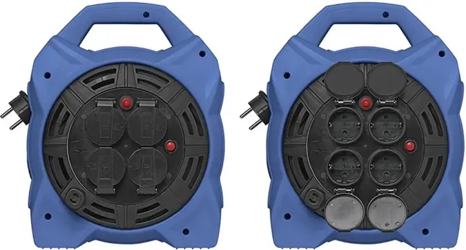 ProPlus kabelhaspel - 15M - 4 contacten