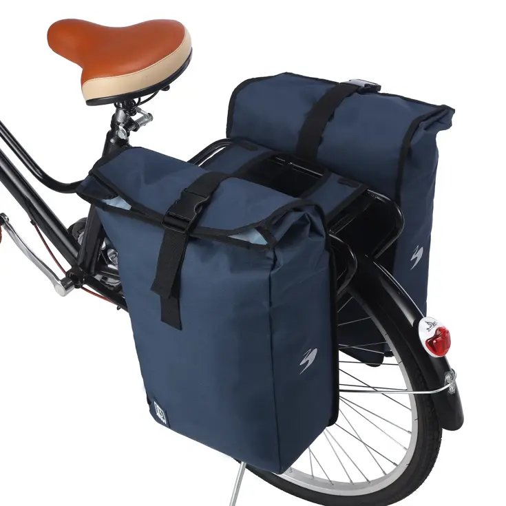 Fietstas Rolltop - Dubbel - Waterdicht