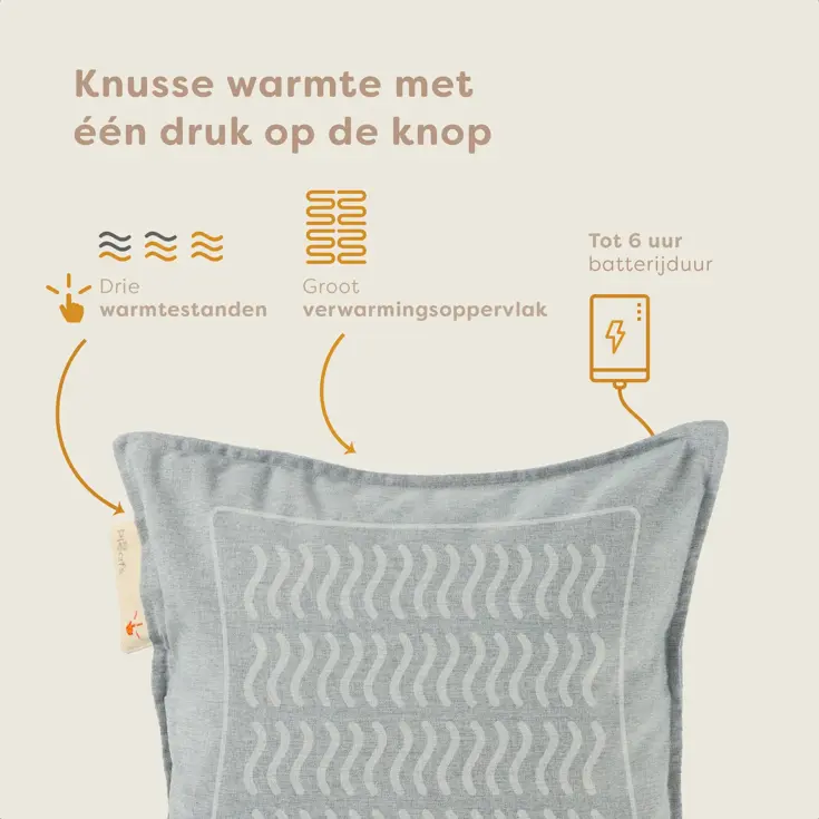 Pleafs Warmtekussen 45x45cm Outdoor