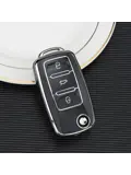 TPU Sleutelhoesje VW - Skoda - Seat Cupra zwart A3
