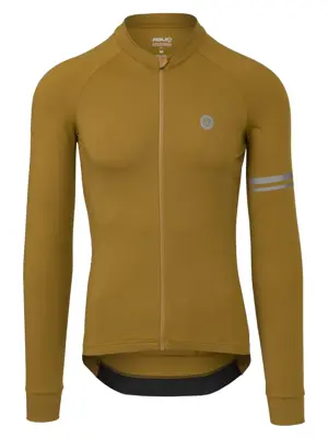 Solid Fietsshirt Lange Mouwen Performance  Heren