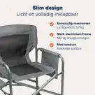 TRVLMORE Campingstoelen 2 Stuks