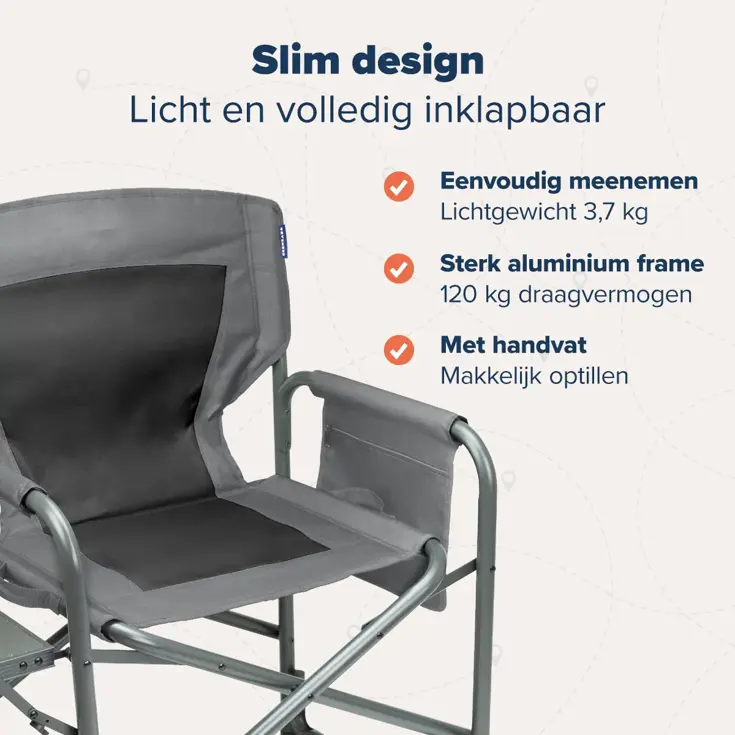 Campingstoelen Duo – Grijs