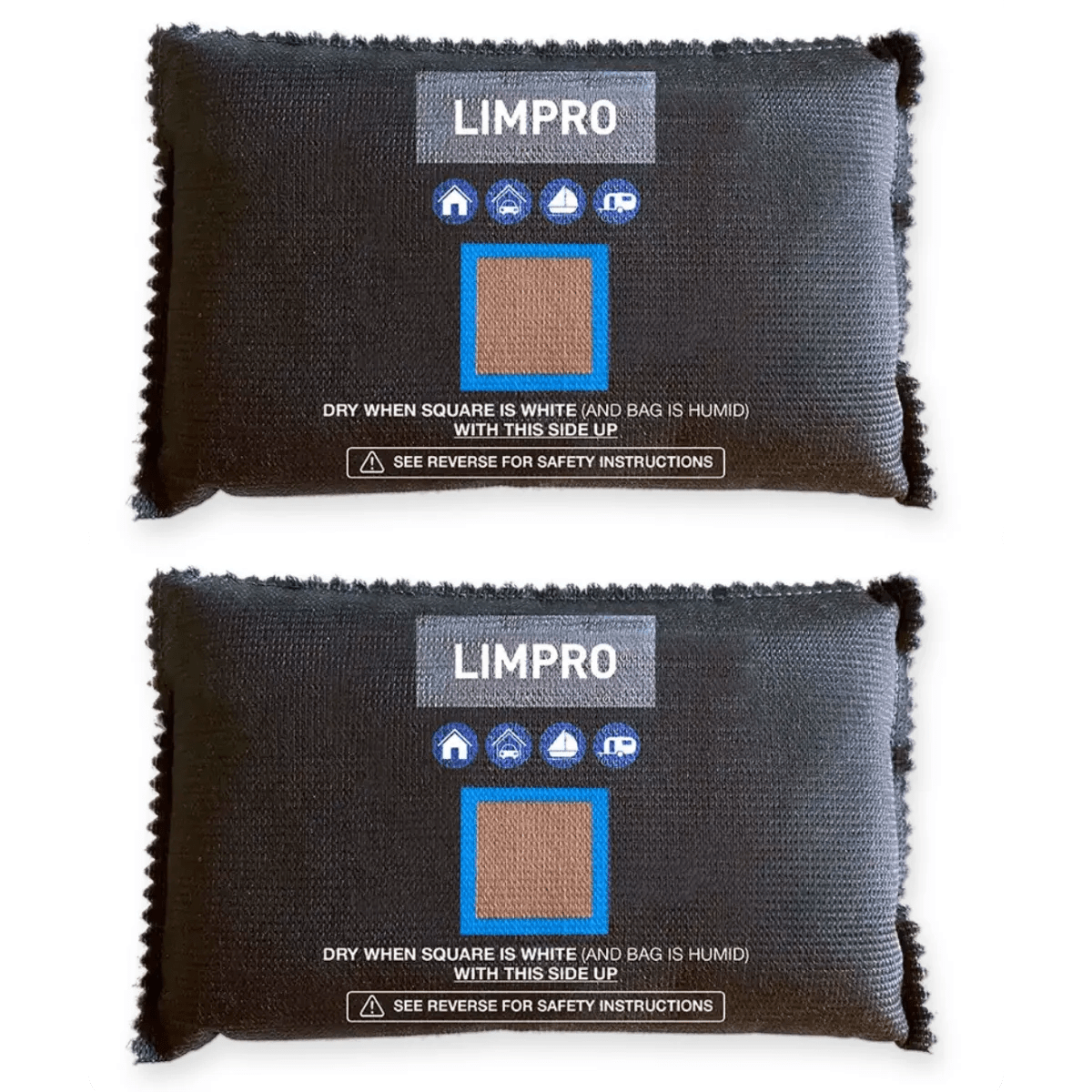 Limpro Auto ontvochtiger  2 x 400 gram  Grijs