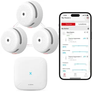 Link+ Pro bundel 3 Rookmelders, 1 Gateway