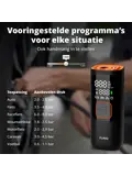 Draagbare Luchtcompressor - Zwart/Oranje