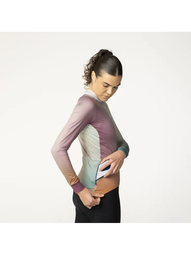 Gradient Fietsshirt Lange Mouwen Performance Dames