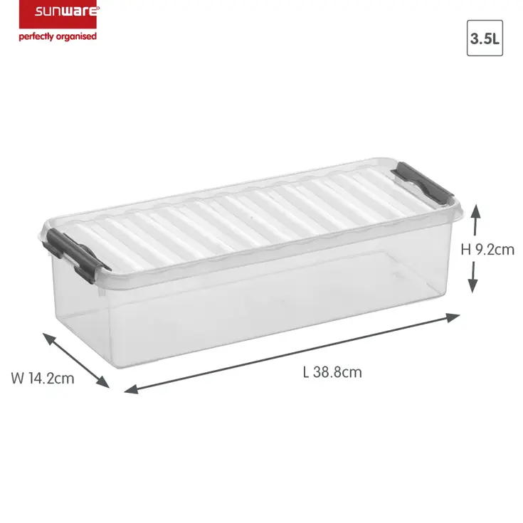 Q-line - Opbergbox - 3,5L - 4-delig