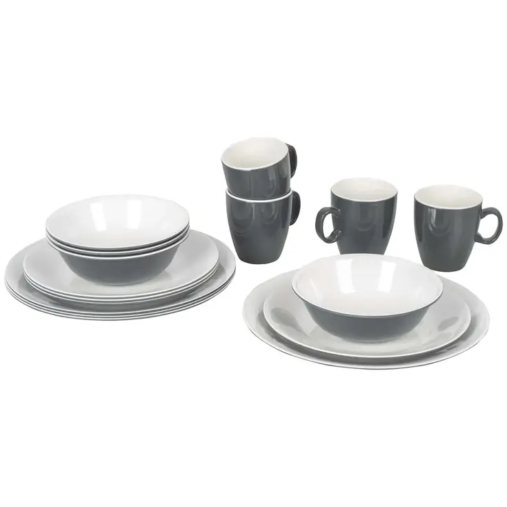 Servies Two-tone 16 Stuks