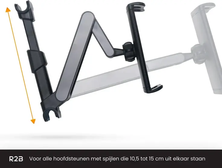Tablet houder auto met verstelbare arm