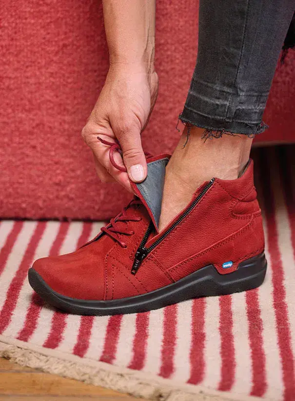Why - Hoge veterschoenen dames