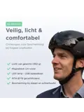 PILOT fietshelm met vizier NTA certif.