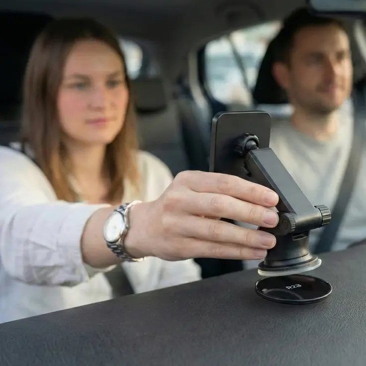 Telefoonhouder Auto Zuignap met Draadloze Oplader