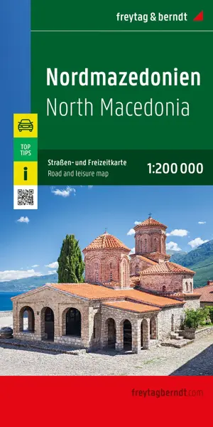 Wegenkaart Noord-Macedonië