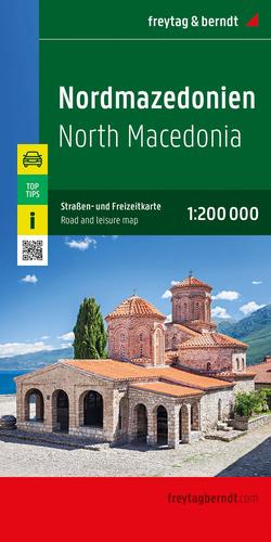 Wegenkaart Noord-Macedonië