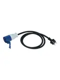 Adapterkabel Schuko Stekker naar CEE Contrastekker