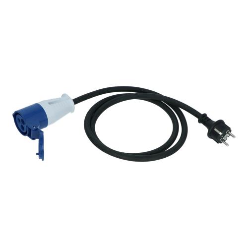 Adapterkabel Schuko Stekker naar CEE Contrastekker