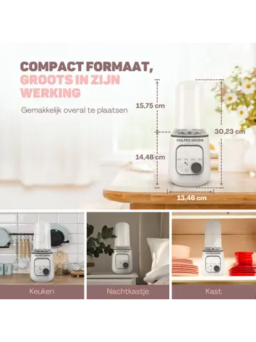 Flessenwarmer PRO 10in1 - Incl schoonmaakset