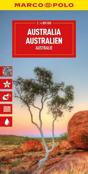 Wegenkaart Australië