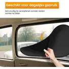 Zonnescherm Auto Zijruit - Set van 2