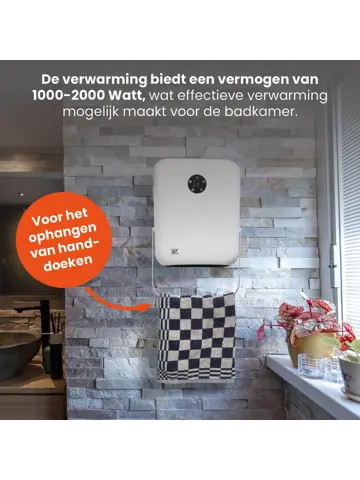Badkamer Verwarming en Rekje - IP22