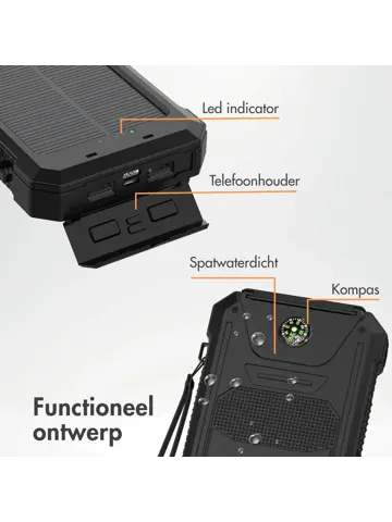 Solar Powerbank 20.000 mAh
