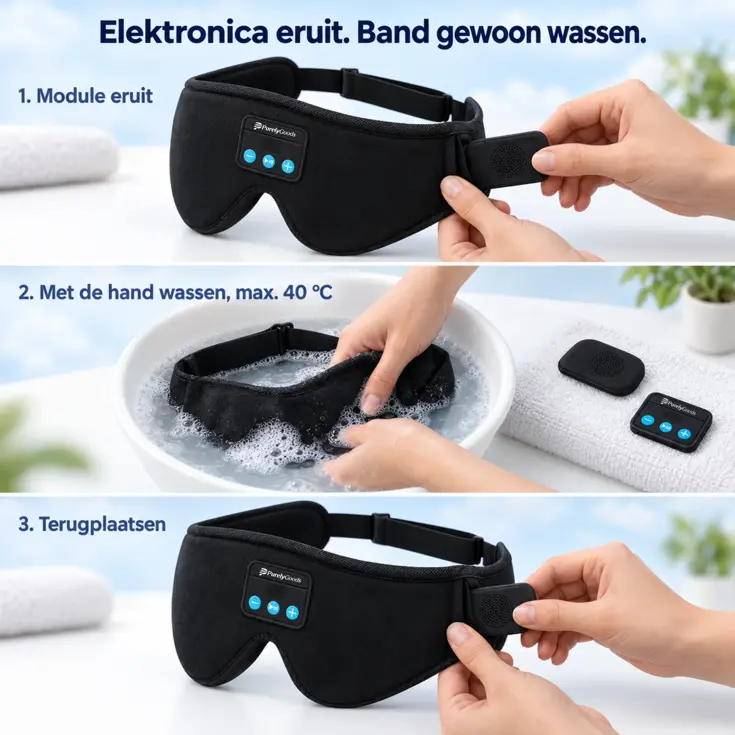 Slaapmasker met Bluetooth - Ingebouwde Speakers
