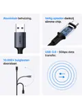 Connect C720 - USB-C naar USB-A Kabel - 3.0 2M