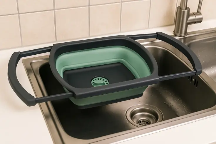 Opvouwbare Afwasteil 8L Met Stop -