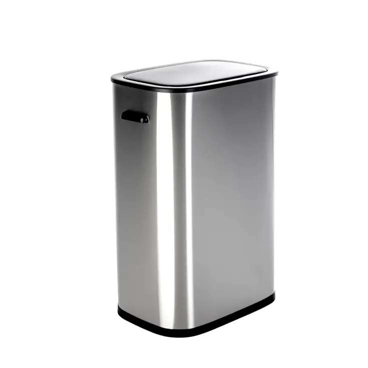 Prullenbak met Deksel en Sensor - 55 Liter