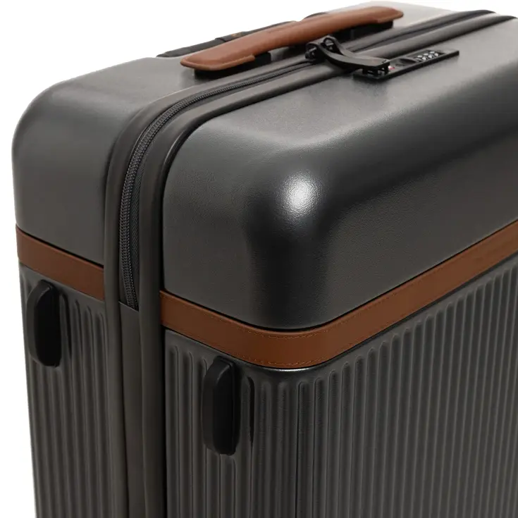 Zuna - Middelmaat koffer - Leren handvatten - 65cm